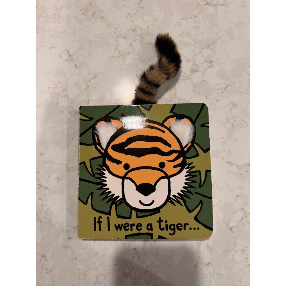 Jellycat London If I Were A Tiger Sensory Board Book by Kate Rhodes BB444T